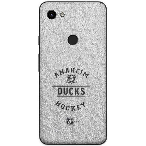 NHL Anaheim Ducks Black Text Google Pixel 3a XL Skin